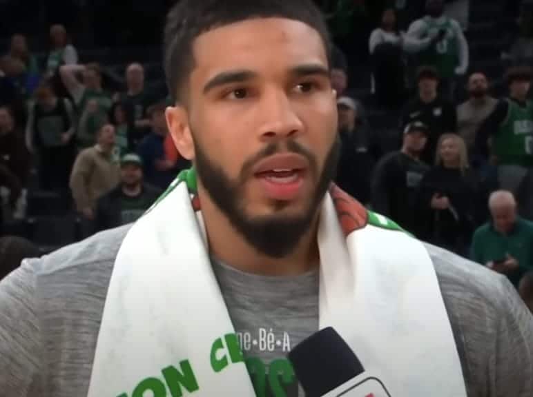 Jayson Tatum post interview 